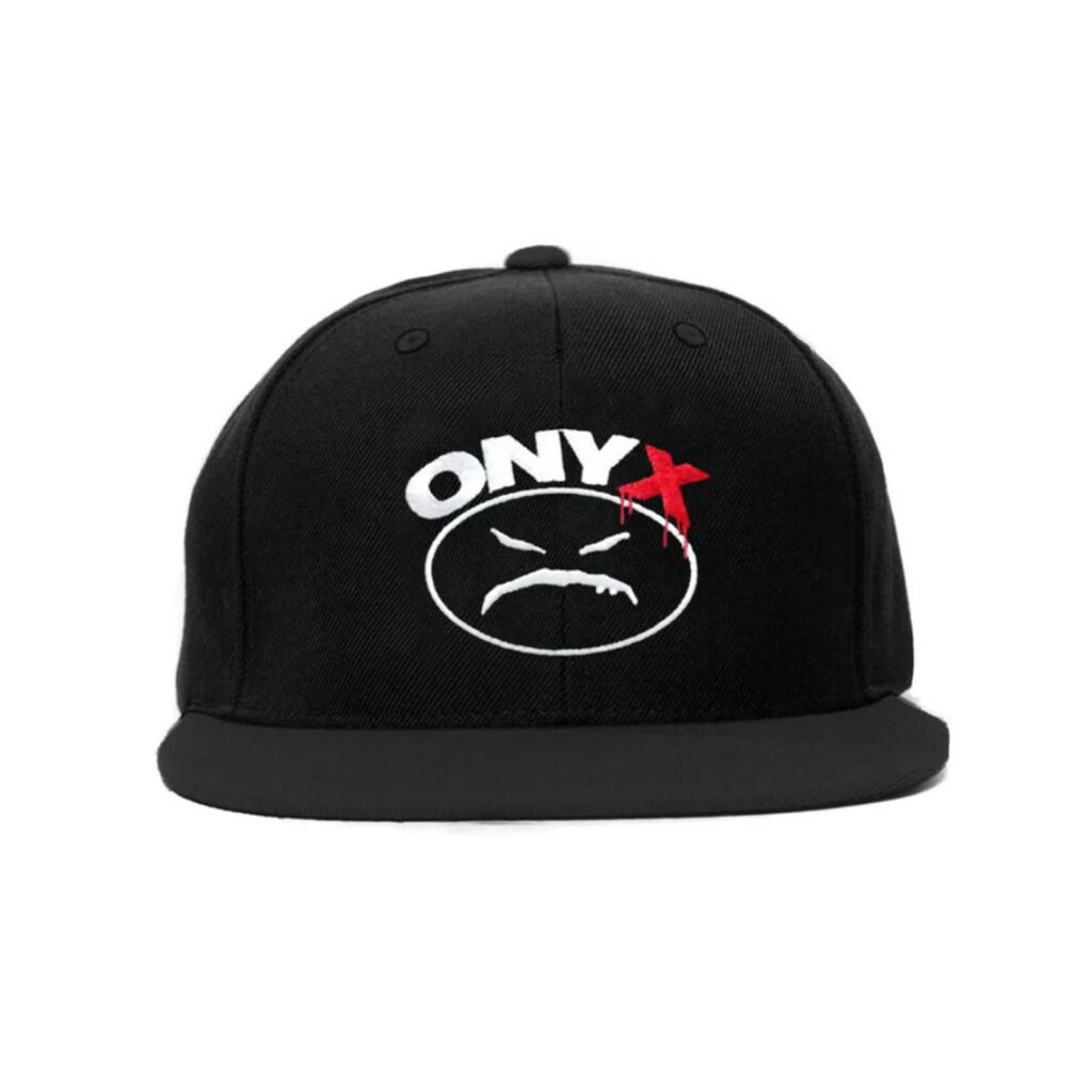 ONYX Snapback Black Cap with Logo